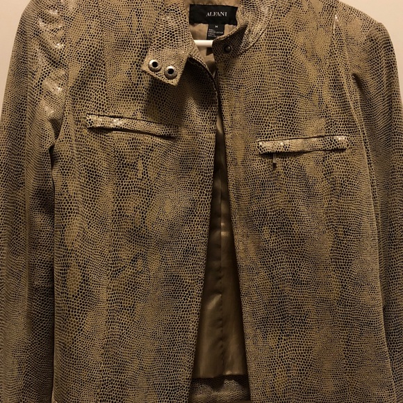 Snakeskin genuine leather jacket - Picture 6 of 6